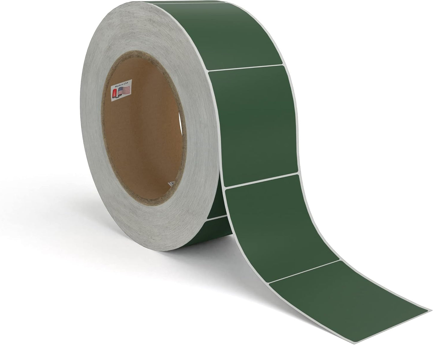 Kenco Color Coding 3 X 5 Rectangle Labels, Inventory Control Stickers 500 Labels Per Roll, Made in The USA (Hunter Green)