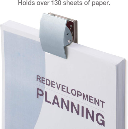 Extra Strong Magnetic Binder Clips, Set of 3 Large Silver Clips for Fridge, Office, and Home Use