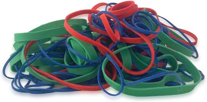 Upgrade Office Supply UPG22754 Rubber Bands, Assorted Sizes and Colors, 1/4 lb Bag, USA