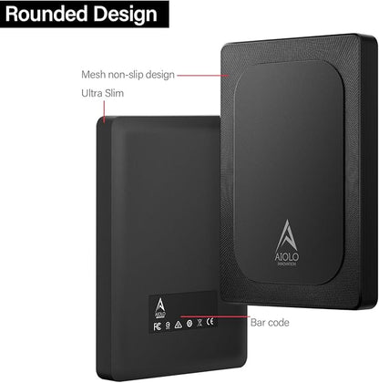 5TB External Hard Drive Ultra Slim Portable HDD-USB 3.0 for PC, Mac, Laptop, PS4, Xbox one,Xbox 360 Model A4