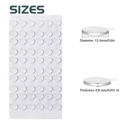Adhesive Stick dots Two-Sided Sided Mounting Putty Stick Tack for Wall Hanging Crafts Balloons Festival Party Decorations,Clean Removable(0.6"*0.6"-240)