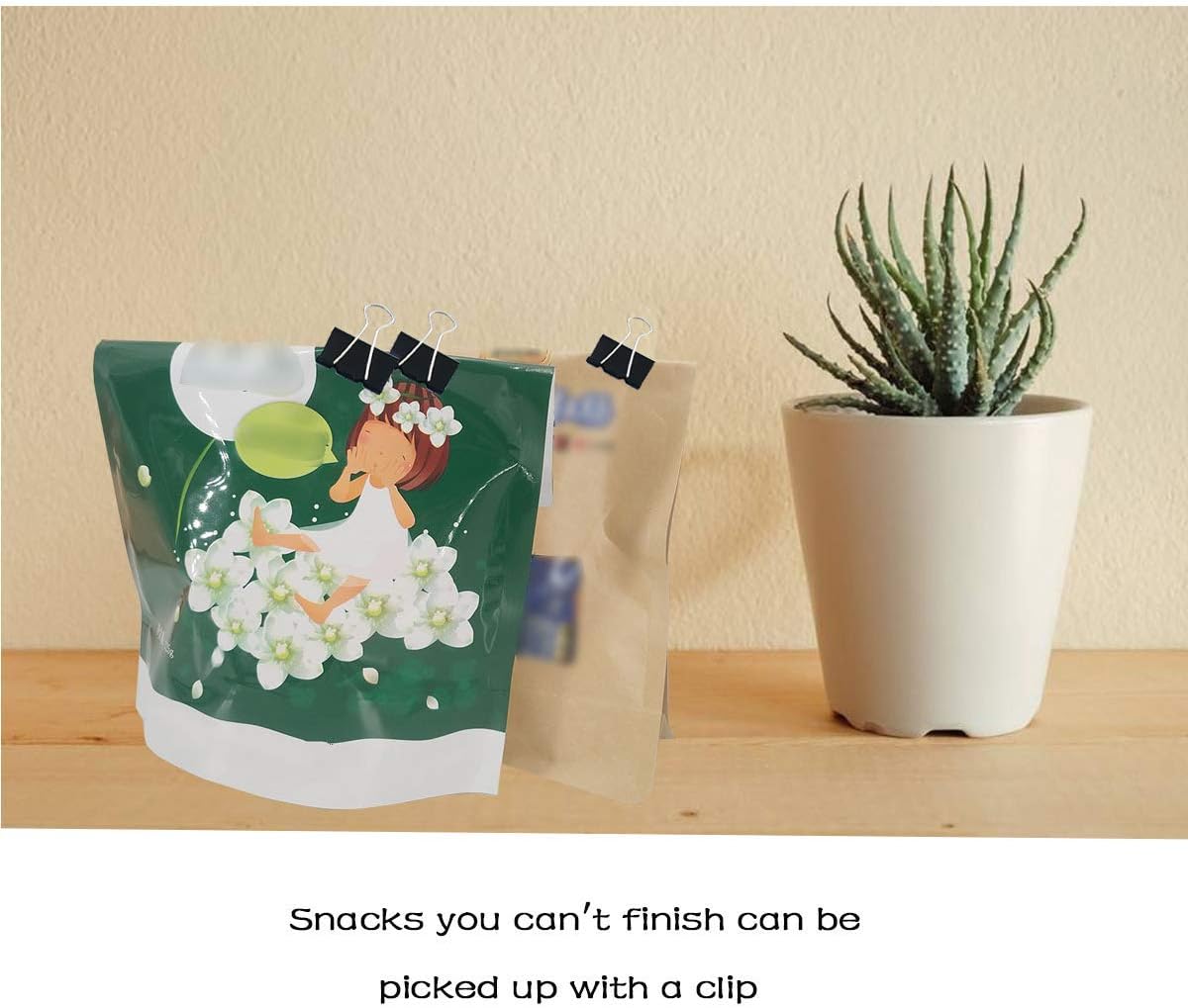 Ufmarine Small Binder Clips 1 Inch Length for Office (64 Pcs)