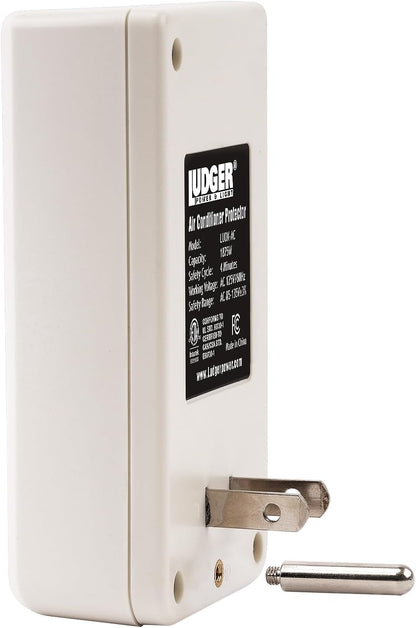 Ludger Power Surge Protector (LUDX-AC), ETL Certified, Reliable Protection, 4-Minute Safety Cycle, 3 Modes LED Indicator, 2/3 Prong Outlets, Fire-Resistant