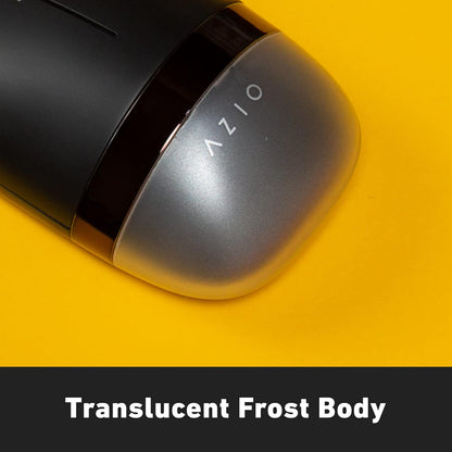 Azio IZO Wireless Optical Mouse - Bluetooth 3.0 & 5.0/2.4G RF-USB, Ambidextrous Design, PixArt PAW3212 Sensor, 1000/1600/2400 DPI, Rechargeable, PC & Mac