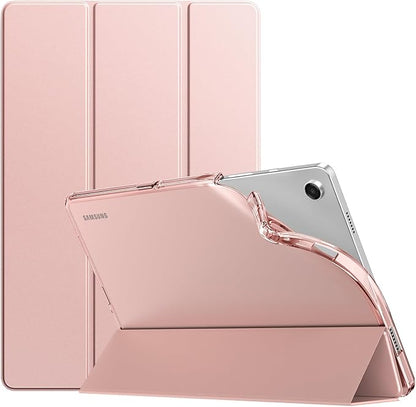 TiMOVO Case for Samsung Galaxy Tab A9+/A9 Plus 11" 2023, Slim Soft TPU Translucent Frosted Back Protective Cover for Galaxy Tab A9+ Tablet SM-X210/X216/X218, Auto Wake/Sleep, Rose Gold
