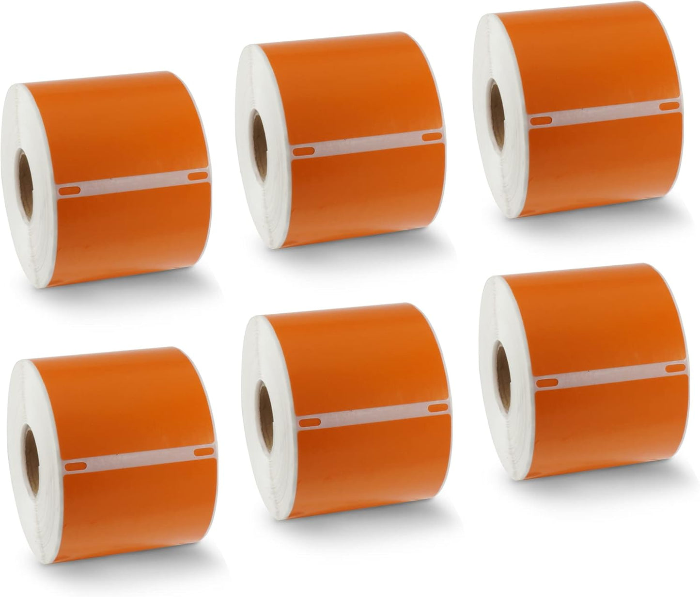 BETCKEY - Compatible DYMO 30256 (2-5/16" x 4") Replacement Shipping Labels - Compatible with Rollo, DYMO Labelwriter 450, 4XL & Zebra Desktop Printers[6 Rolls - 1800 Labels, Orage]