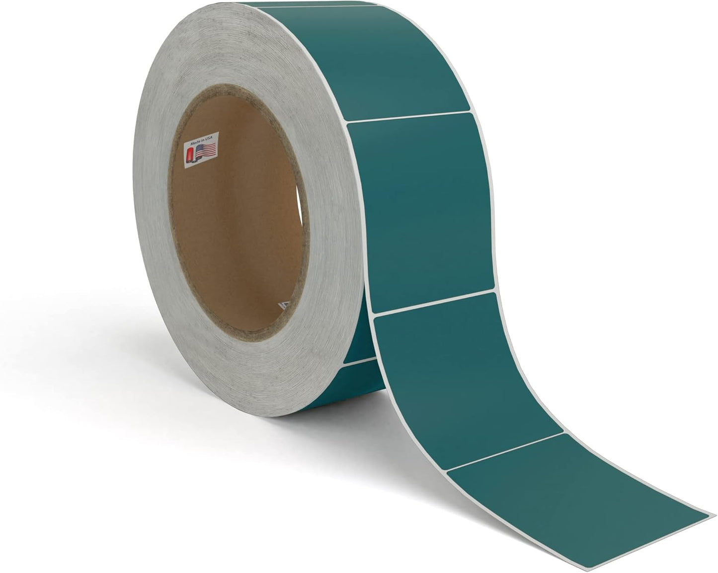 Kenco Color Coding 3 X 5 Rectangle Labels, Inventory Control Stickers 500 Labels Per Roll, Made in The USA (Teal)