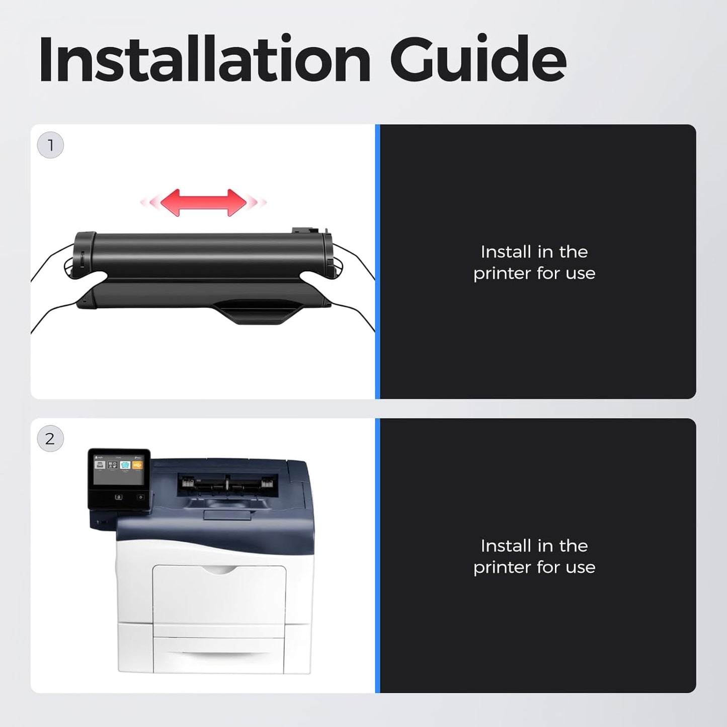 B400 B405 Black High Capacity Toner Cartridge 2-Pack Replacement for Xerox 106R03582 106R03584 Toner Compatible with Xerox VersaLink B400 B405 B400N B400DN B405N B405DN Printer Ink All-in-One Copier