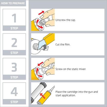 SIKA AnchorFix-2 High-Performance Construction Adhesive, 12-Pack, 10.1 Oz – Fast-Curing Epoxy for Anchoring in Concrete, Masonry & Steel, Solvent-Free, Ideal for Heavy-Duty Projects