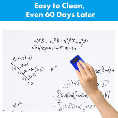 HAMIGAR Magnetic Whiteboard Contact Paper 36" x 79" Dry Erase White Board Sticker for Wall Stick on White Board Peel and Stick Wallpaper Adhesive Poster with Marker, Magnetic Eraser and Magnets