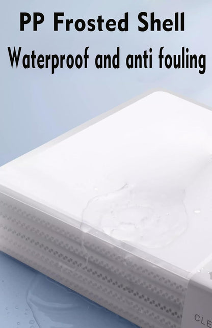 File Folder - 100 Pockets, Durable A4 Letter Size Organizer, Water-Resistant Plastic Dividers, Home/Office/School Document Holder (Purple)