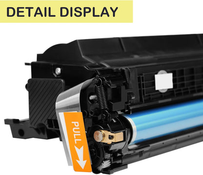 High Yield W9030 W9030MC Black Toner Cartridge Compatible with HP W9030MC Toner MFP E67550dh E67650dh E67560z E67660z Printer