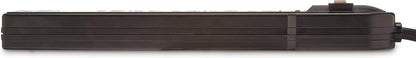 Amazon Basics Surge Protector Power Strip, 6-Outlet, 790 Joules, LED Indicator, 6ft Extension Cord, 10-Pack , Black