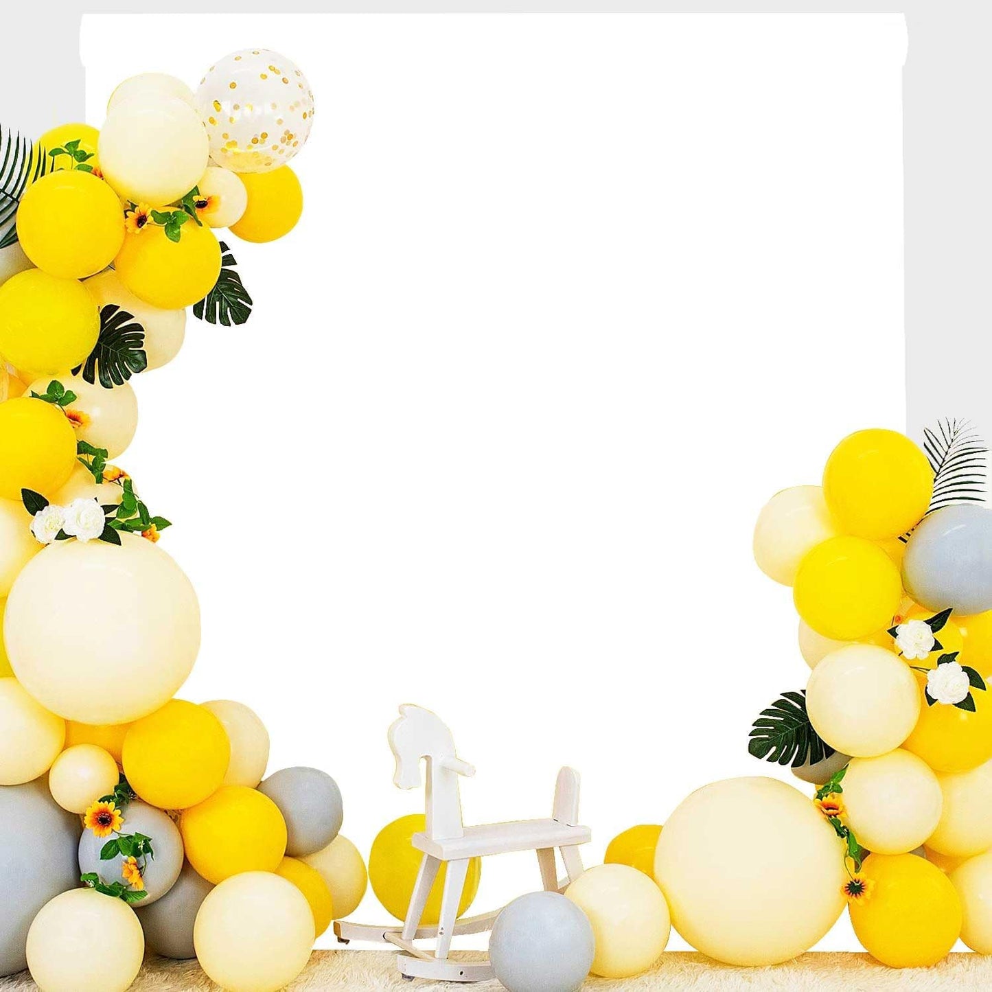 White Photo Backdrop for Photoshoot White Background for Photography Photo Backdrop Curtain for Party 6x9 FT