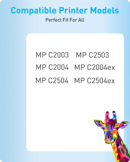 MasaiMara MP C2503 MP C2003 Compatible Toner Cartridges for Ricoh MP C2003, MP C2503, MP C2004, MP C2004ex, MP C2504, MP C2504ex MPC2003, MPC2503, MPC2004, MPC2004ex, MPC2504, MPC2504ex Printer