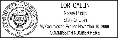 Notary Stamp Seal Ink Personalized Self Inking Stamp Custom Stamp Rubber Stamp Trodat 4913 Self Ink Notary Stamp - 7/8" x 2-3/8" Impression Area