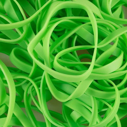 JAM PAPER Durable Rubber Bands - Size 64 - Green Multi-Purpose Rubberbands - 100/Pack