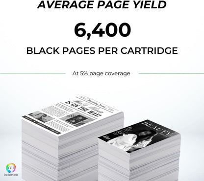 TCT SP-377 Toner Cartridge 2 Pack - Compatible Replacement for Ricoh Aficio SP-377 408161 Black Works with Ricoh Aficio SP377DNwX SP377SFNwX Printers (6,400 Pages)