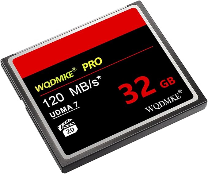 CF Memory Card 32GB UDMA Speed Up to 120MB/s Camera Cards