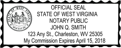 Notary Stamp Seal Ink Personalized Self Inking Stamp Custom Stamp Rubber Stamp Trodat 4913 Self Ink Notary Stamp - 7/8" x 2-3/8" Impression Area