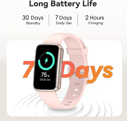 Pedometer Watch No App/Phone Required Slim Fitness Tracker, 30 Meters Waterproof 1.47'' Smart Watch, Heart Rate & Blood Oxygen Monitor Step Counter for Men Women