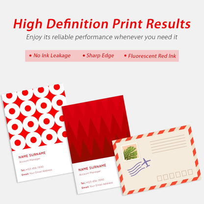 High Capacity SL-870-1 XXL Red Ink Cartridge Compatible with SL870-1 SL8701 XXL Fluorescent Red Ink Replacement for Pitney Bowes SendPro Mailstation Postage Meter (CSD1) 2-Pack (2×16ML)