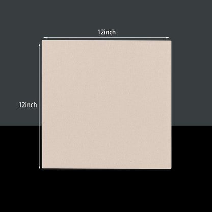 25 Pcs Book Board, Binder Board, Cover Board, Heavy Duty Chipboard for Book Binding, DIY Cardboard (Gray, 12 x 12 Inch 80PT)