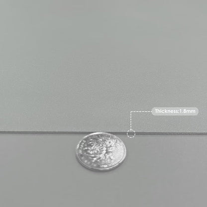 Leather Table Cover,1.8mm Thick,40x40 Inch Table Protector,Table Protector for Dining Room Table,Dining Table Cover,Table Cover Protector.(Gray+Gray,40x40)