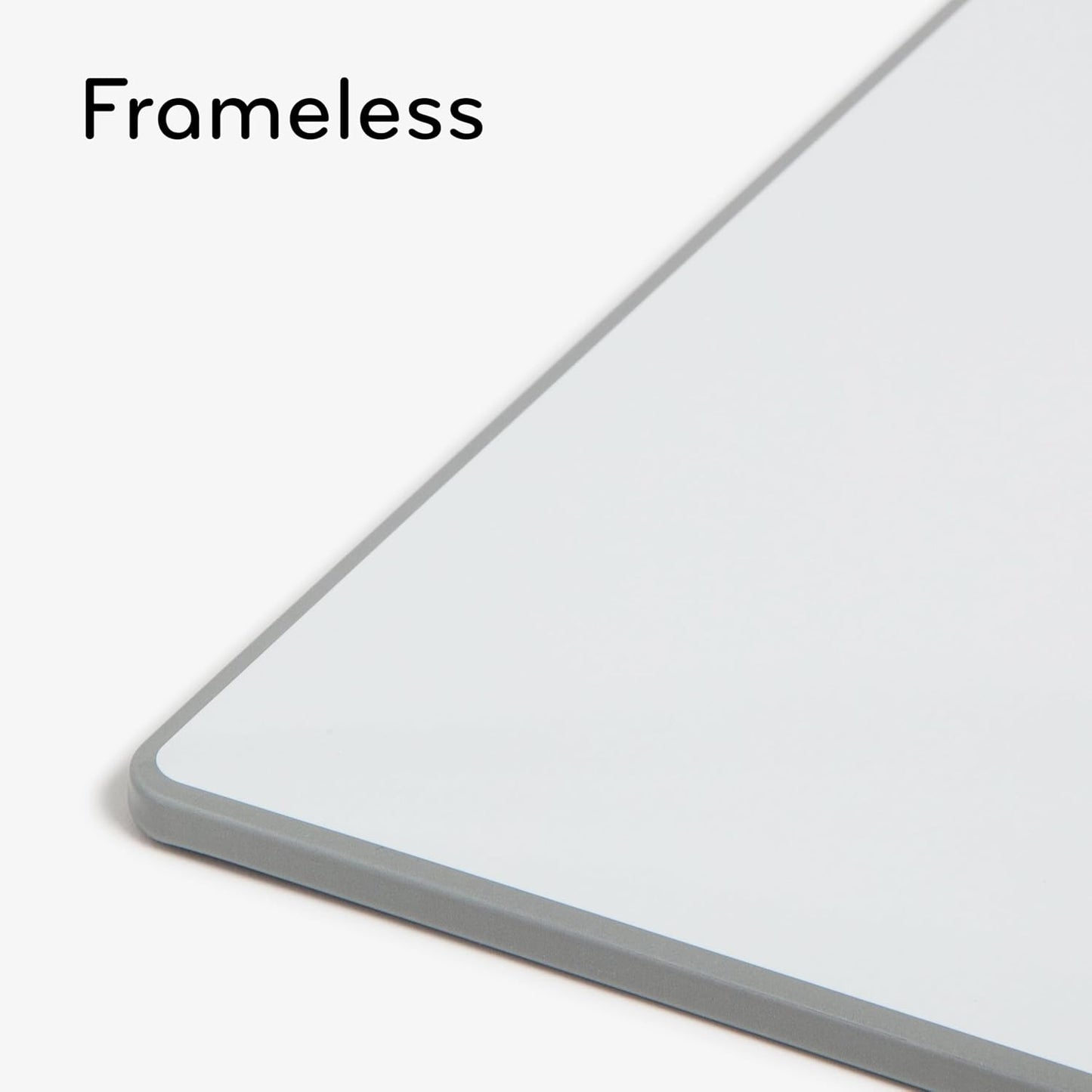 U Brands Magnetic Dry Erase Board White Board Value Pack, 6" x 11", Frameless, Includes 3 Magnetic Markers