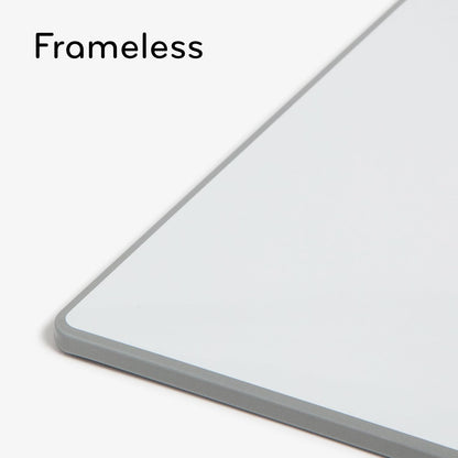 U Brands Magnetic Dry Erase Board White Board Value Pack, 6" x 11", Frameless, Includes 3 Magnetic Markers