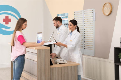 File Folder Wall Rack, 20 Pockets, Tiered, Office and Medical Charts (Powder Coated Steel) (White)