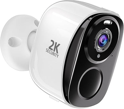 5G/2.4G WiFi Security Cameras Wireless Outdoor, 2K Battery Powered WiFi Cameras with AI Motion Detection Spotlight Siren,Color Night Vision, 2-Way Talk, Waterproof, Cloud/SD Storage, Works w/Alexa