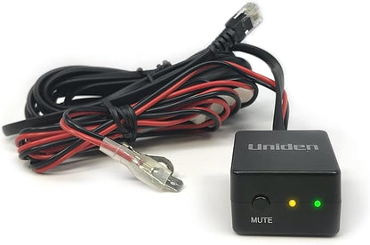 Bundle of Uniden R4w Extreme Long Range Laser/Radar Detector + Uniden Smart Hardwire Kit RDA-HDWKT with Mute Button and LED Alert.