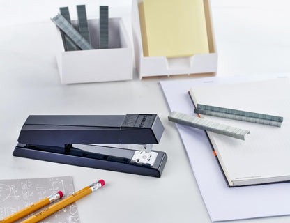 Bostitch Office Stapler, No-Jam Premium for Desktop, Includes 1,250 Staples, Full-Strip, 25 Sheet Capacity, Black