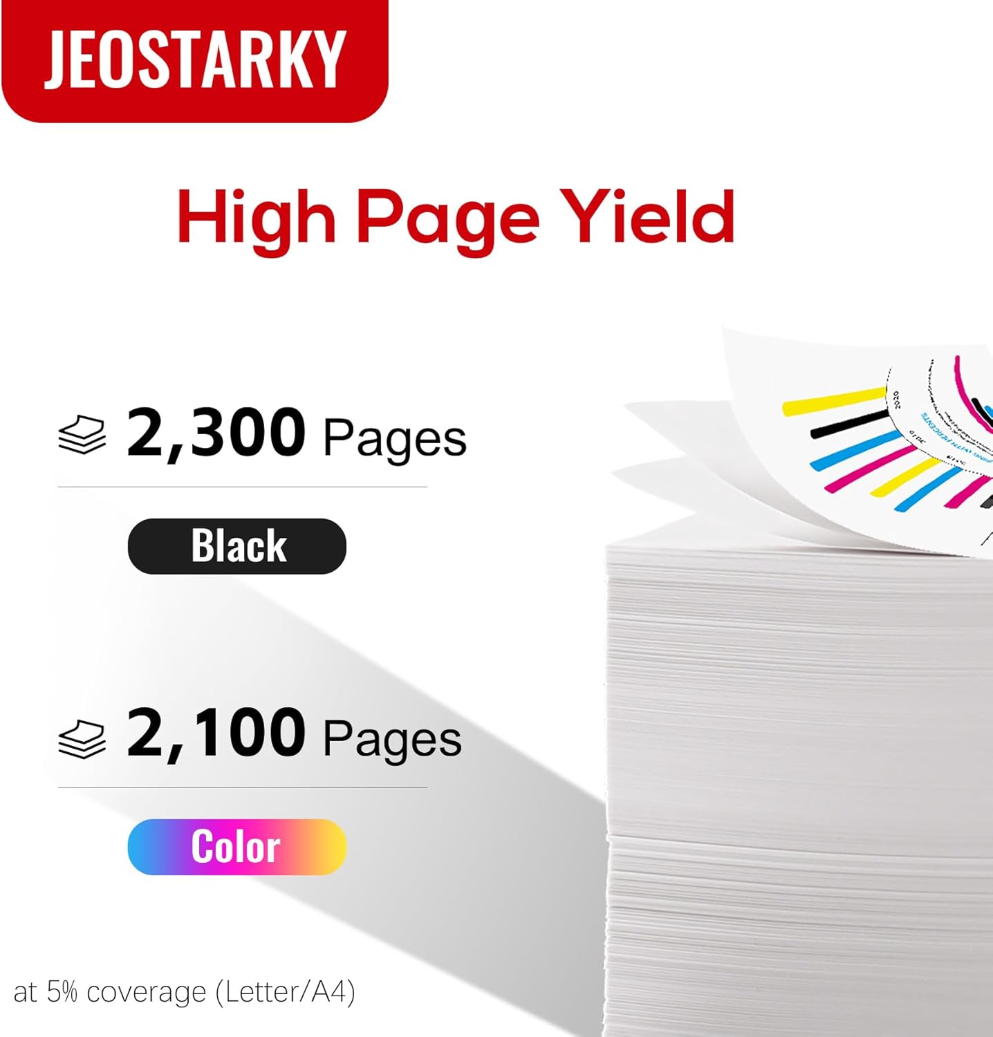 Remanufactured for Canon 055 055H with Display Capacity Chip Replacement for Canon 055 Toner Cartridge Set for Canon Color ImageClass MF743Cdw MF741Cdw MF745Cdw MF746Cdw Printer (4 Pcak)