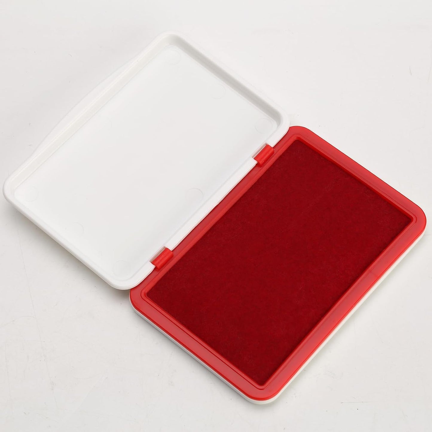 Ink Pads for Stamps | Red Ink Stamp Pad | Rubber Stamps Ink Pad - Premium Quality Felt Pad for Stamps | Stamp Pads | Small Size