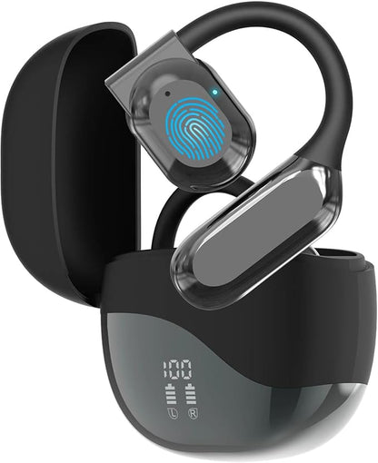 AI Translator Earbuds Real-Time Translation Earbuds 180 Languages and Accents Two-Way Translation Device for Travel Business and Learning Compatible with iOS and Android Electroplated Black