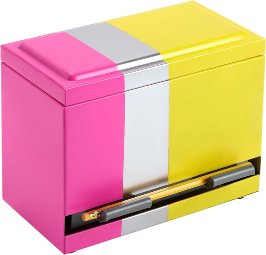 Pencil Dispenser for Classroom - Stainless Steel Pencil Dispenser Organizer Teachers Classroom Supplies Storage for Office, School Teacher Must Haves for Organization