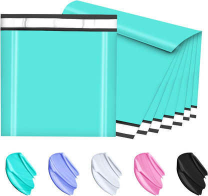 Large Poly Mailers 24x24 Inch 50 Pcs, Extra Large Shipping Bags for Clothing with Self-Sealing Tear-Resistant, Waterproof Poly Bags, Mailing Envelopes for Small Business (Teal)