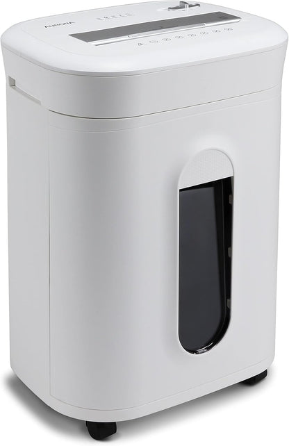 Aurora Professional Grade 10-Sheet High Security Micro-Cut Paper and Credit Card Shredder/ 60 Minutes/Security Level P-5, White