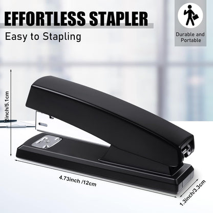 Marspark 10 Pcs Stapler for Desk Office Staplers Bulk with 6000 Staples 25 Sheet Capacity for School Office