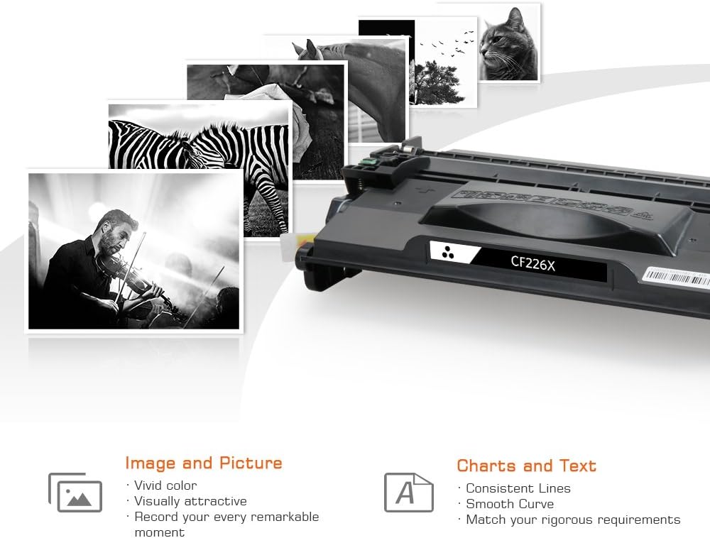 Compatible Toner Cartridge Replacement for HP CF226X 26X (1-Pack High Yield), Compatible use with HP Laserjet Pro M402dn M402n M402dw M402dne, MFP M426fdw M426fdn Printer