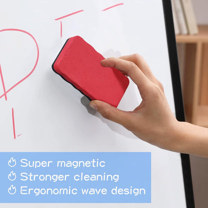 16 Pcs Dry Erase Erasers, Magnetic Whiteboard Eraser, Magnetic Eraser for Dry Erase Board, Dry Marker Eraser, White Board Dry Erase for Whiteboard, Kids, Teacher, Home and Office (4 Color)