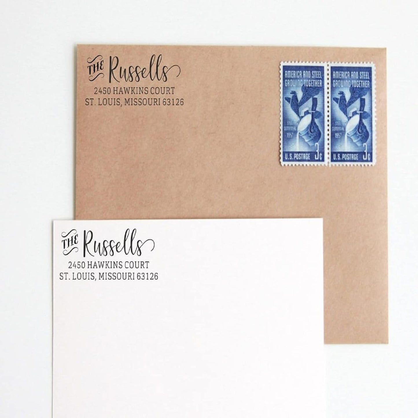 STAMTECH Custom Return Address Stamp - 24 Designs to Choose from Custom Address Stamper Wedding Invitation Stamp… (Rubber Stamp)