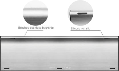 Arteck USB Wireless Keyboard Stainless Steel Ultra Slim Keyboard with Numeric Keypad for Computer/PC/Laptop and Windows 11/10/8 Rechargeable Battery