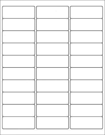 BESTEASY 30-up 500 Sheets 1" X 2-5/8" Address Shipping Labels for Laser and Inkjet Printers, FBA Product Labels (15000 Labels)