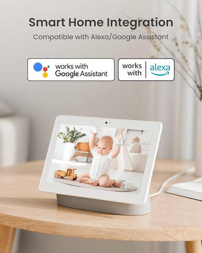 REOLINK E1 Pro 3K PT Wi-Fi Indoor Camera for Baby & Pet Monitoring, Auto Tracking, 5MP Night Vision Enhanced by F1.6 Aperture, Person/Pet/Baby Crying Detection, 2.4/5GHz Wi-Fi, Two-Way Audio