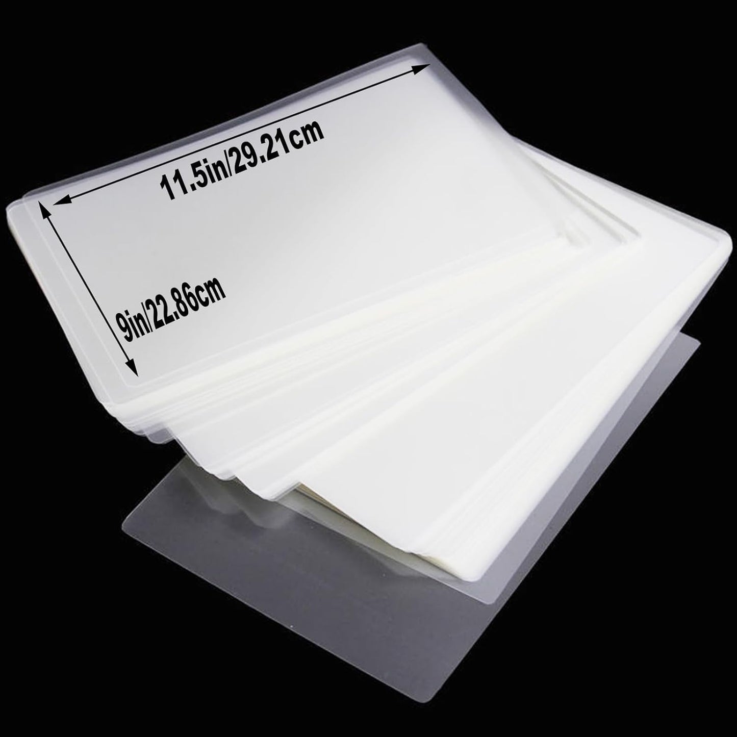 200 Pack Laminating Sheets, Clear 9 x 11.5 Inch Thermal Laminating Pouches for Thermal Laminator, 5 Mil Lamination Sheet Paper, Letter Size, HeatSeal