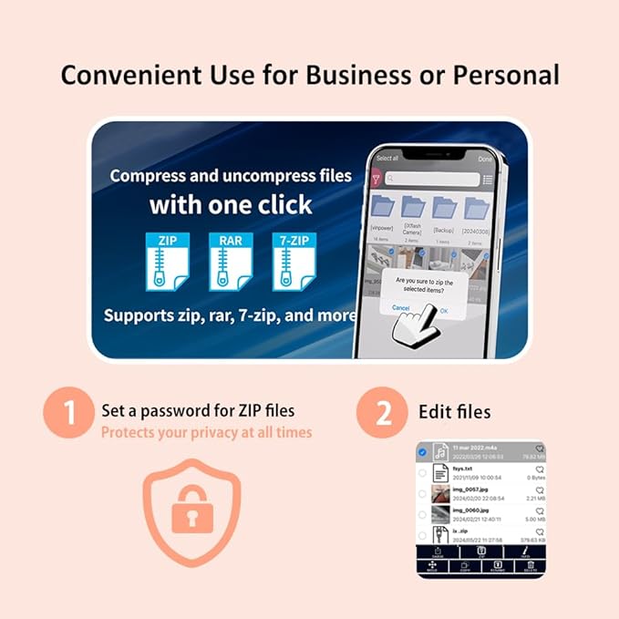 512 GB Apple MFi Certified Morandi Pink iXflash Backup Flash Drive 2-in-1 USB for iPhone, iPad, and Computer, USB Type A & Lightning, External Storage Device