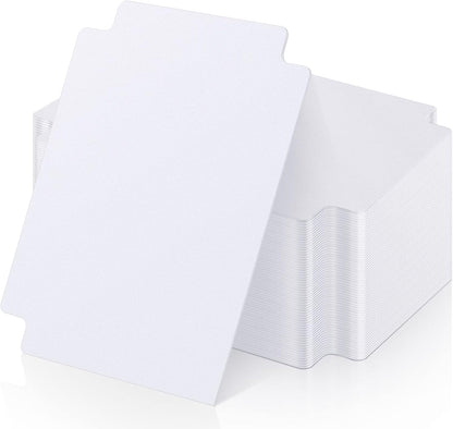 60 Pcs Trading Card Dividers White Card Separators with Tabs Blank Card Box Card Divider Cards for Sports Games, 2.71 x 3.8 Inches Fit for MTG TCG Sports Cards Card Games